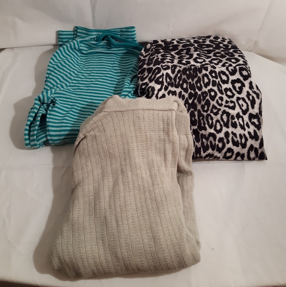 3 Large Long Sleve Tops